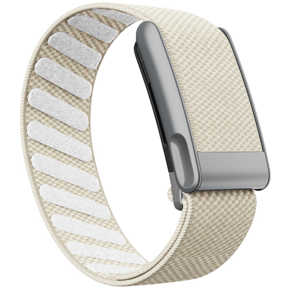 WHOOP 5.0 Standard Woven Band — Matte Silver (MG) - 石头