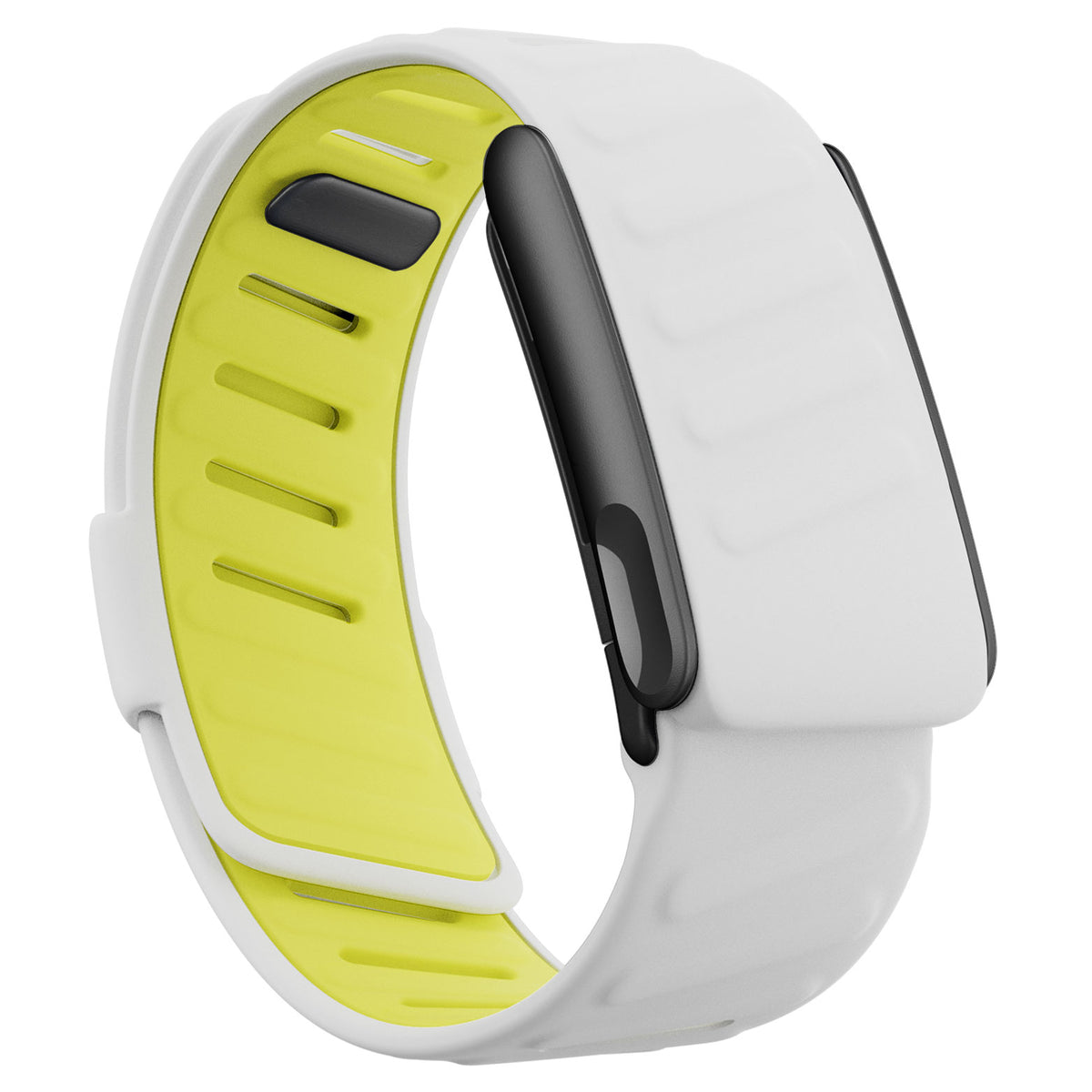 WHOOP 5.0 Silicone Band — Matte Black (MG) - 黄白色