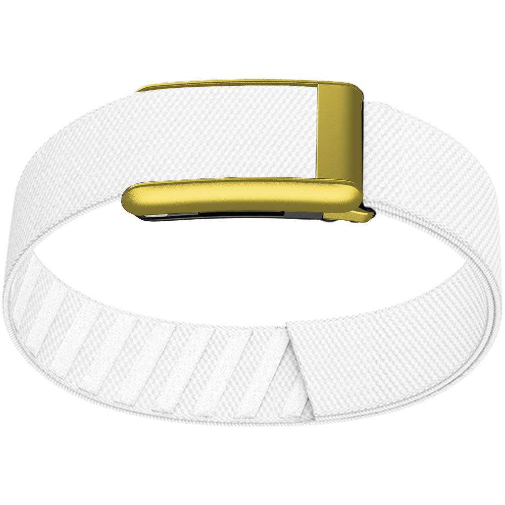 WHOOP 5.0 Bicep Band (Standard) — Matte Gold - 白色