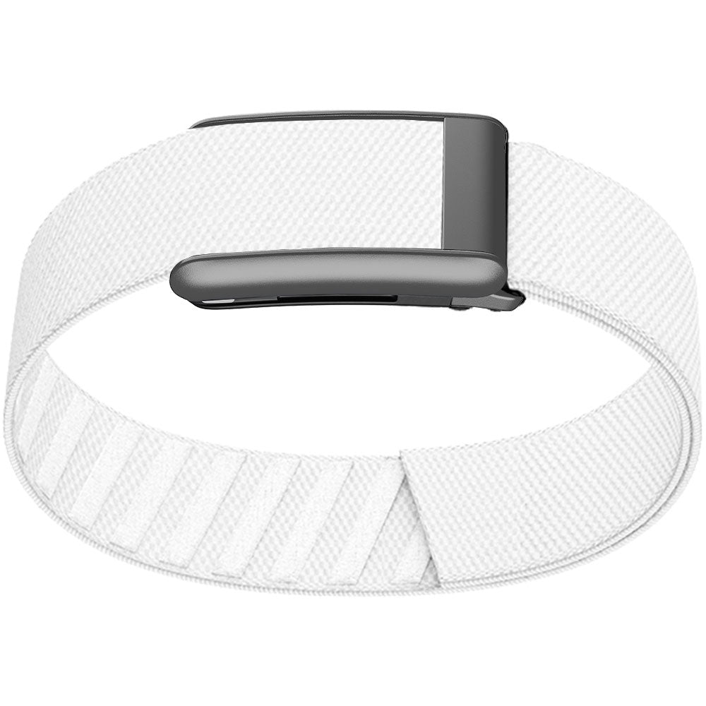 WHOOP 5.0 Bicep Band (Standard) — Matte Silver - 白色