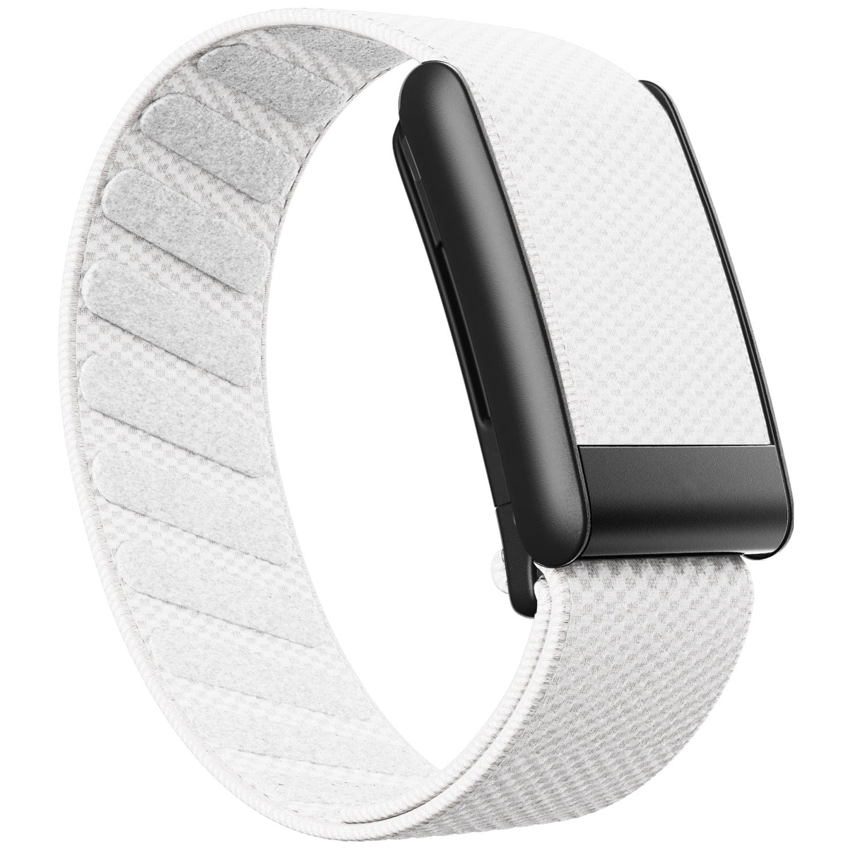 WHOOP 5.0 Standard Woven Band — Matte Black - 白色
