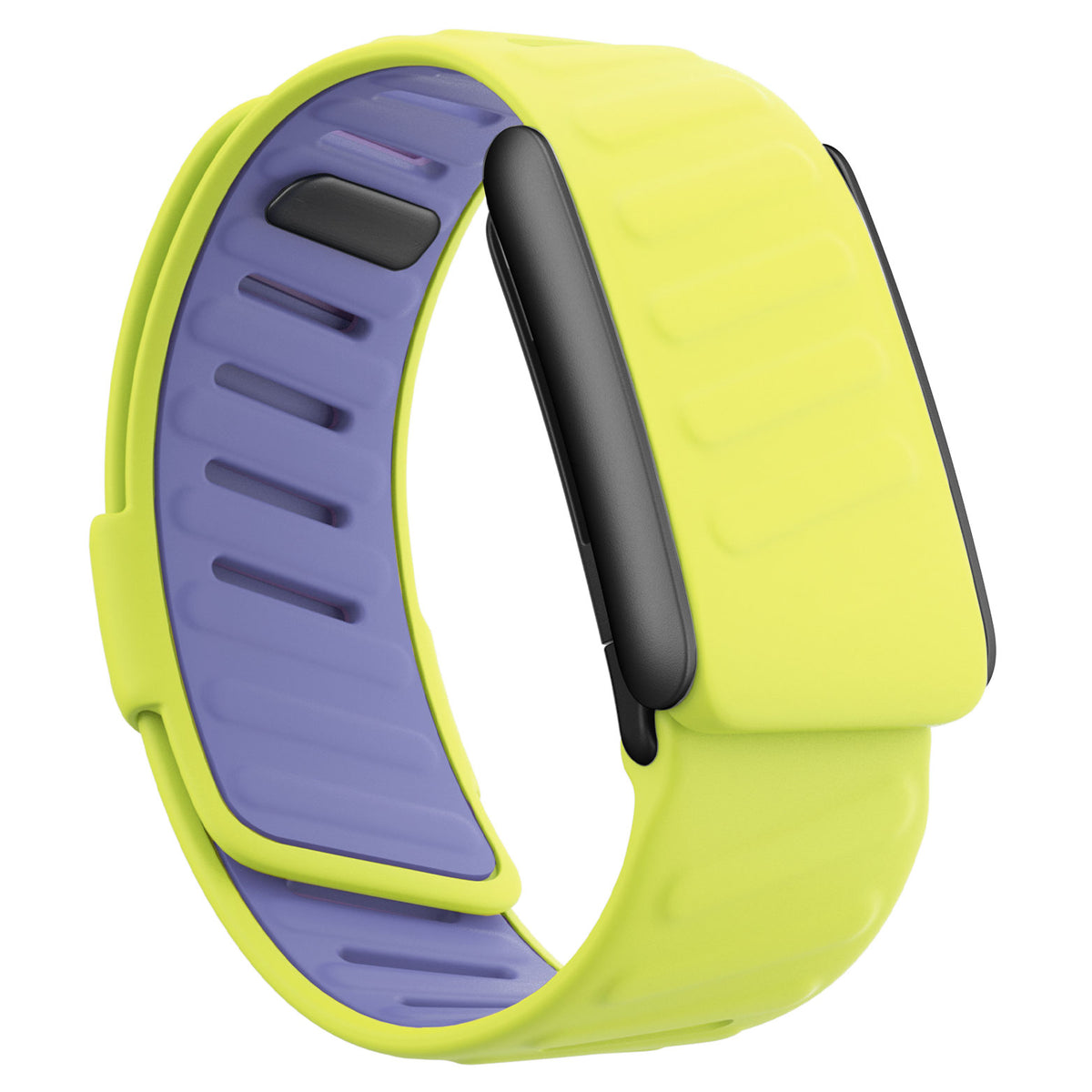 WHOOP 5.0 Silicone Band — Matte Black - 黄色+紫色