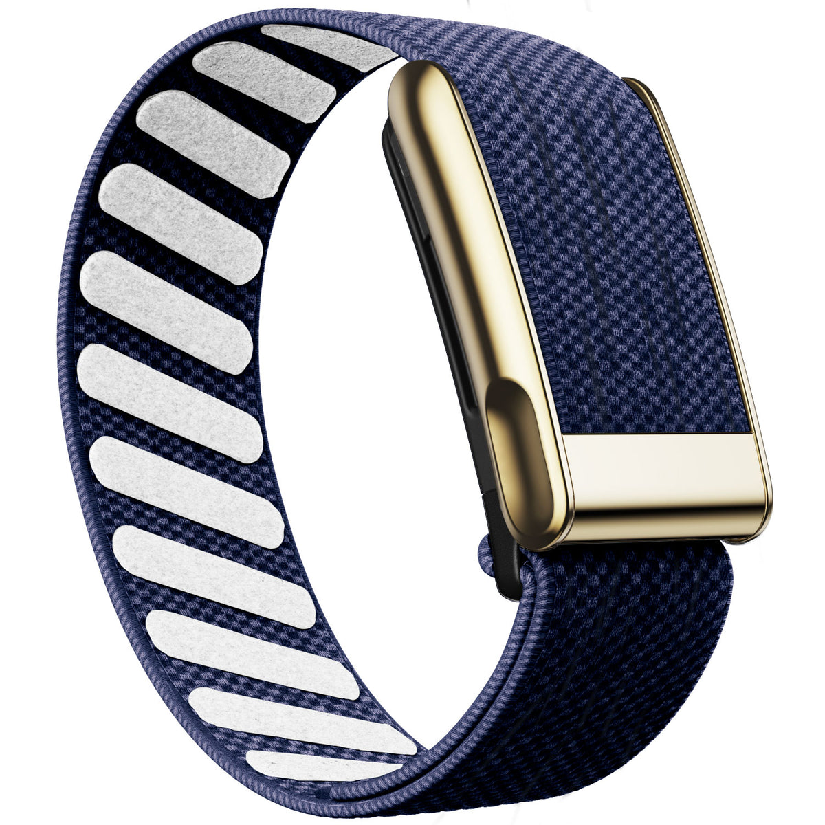 WHOOP 5.0 Standard Woven Band — Titanium Gold (MG) - 牛仔