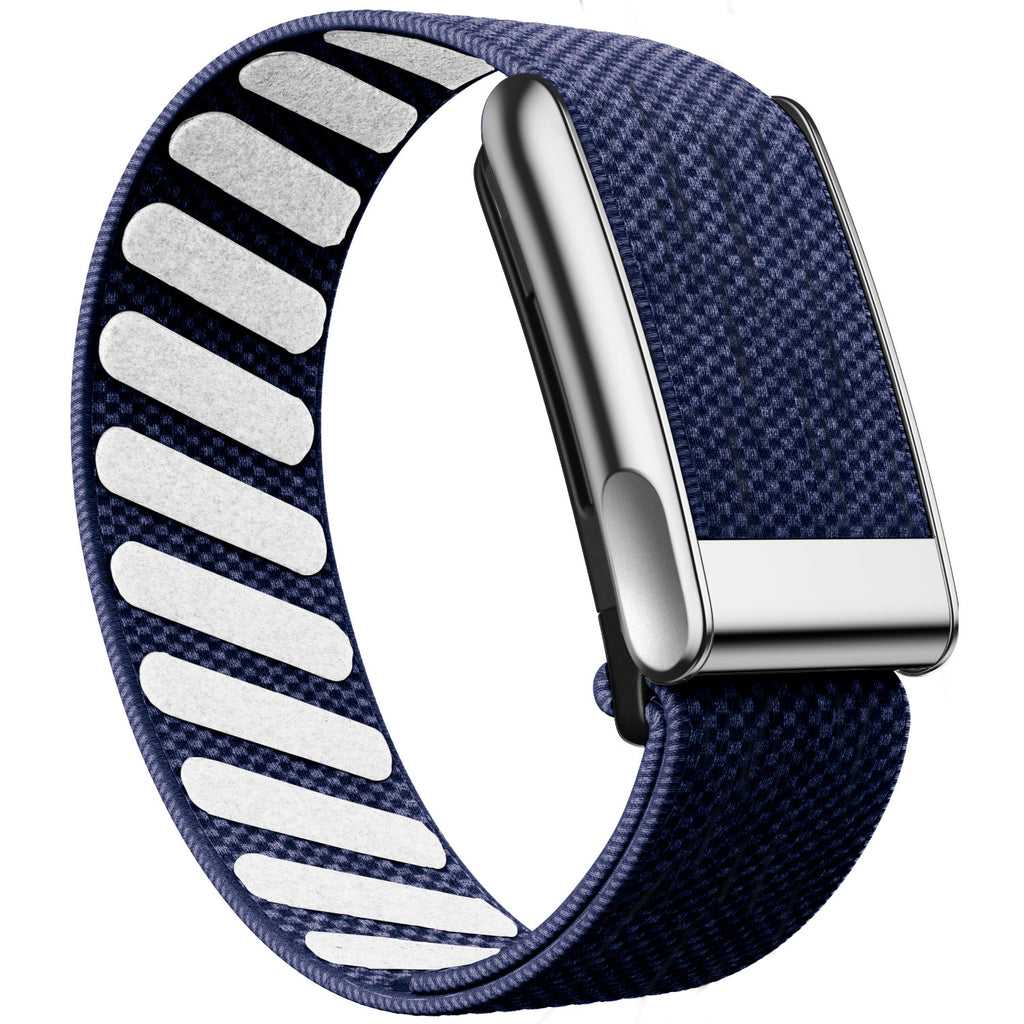 WHOOP 5.0 Standard Woven Band — Titanium Silver (MG) - 牛仔