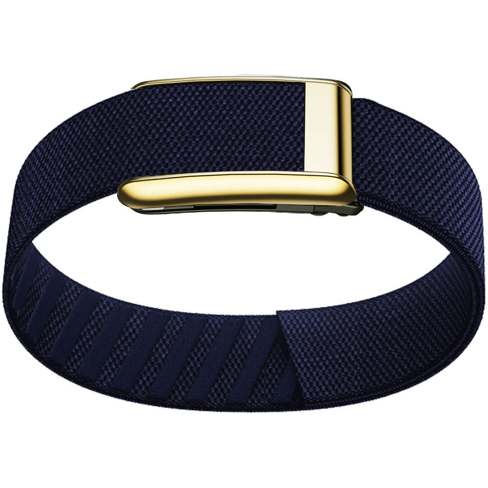 WHOOP 5.0 Bicep Band (Standard) — Titanium Gold - 午夜蓝
