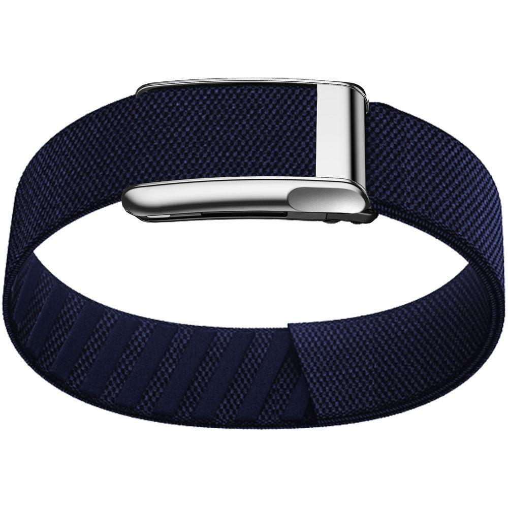 WHOOP 5.0 Bicep Band (Standard) — Titanium Silver (MG) - 午夜蓝