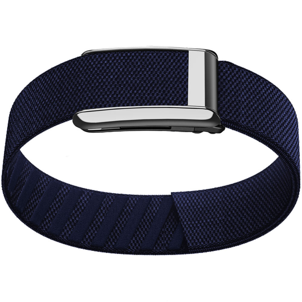 WHOOP 5.0 Bicep Band (Standard) — Titanium Silver - 午夜蓝