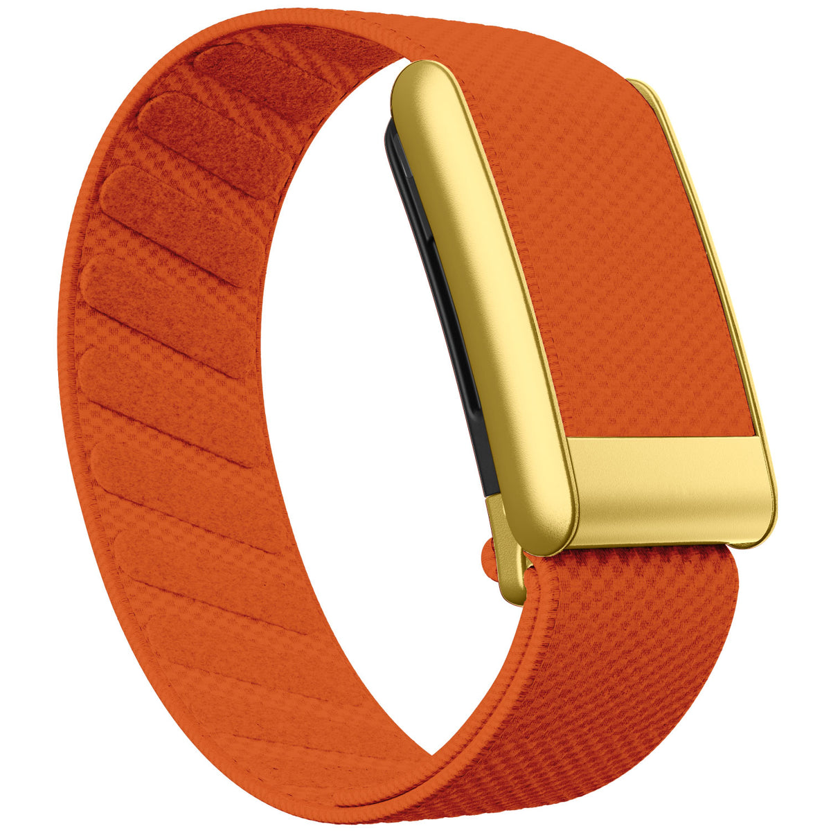 WHOOP 5.0 Standard Woven Band — Matte Gold - 橙色