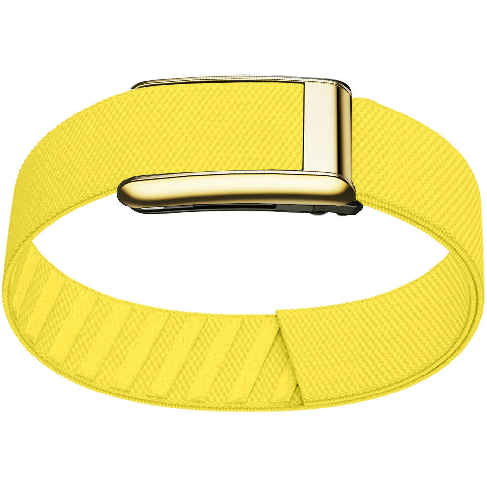 WHOOP 5.0 Bicep Band (Standard) — Titanium Gold - 黄色
