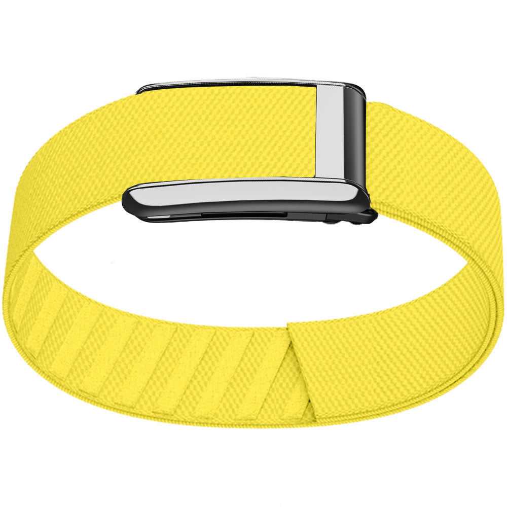 WHOOP 5.0 Bicep Band (Standard) — Titanium Silver - 黄色