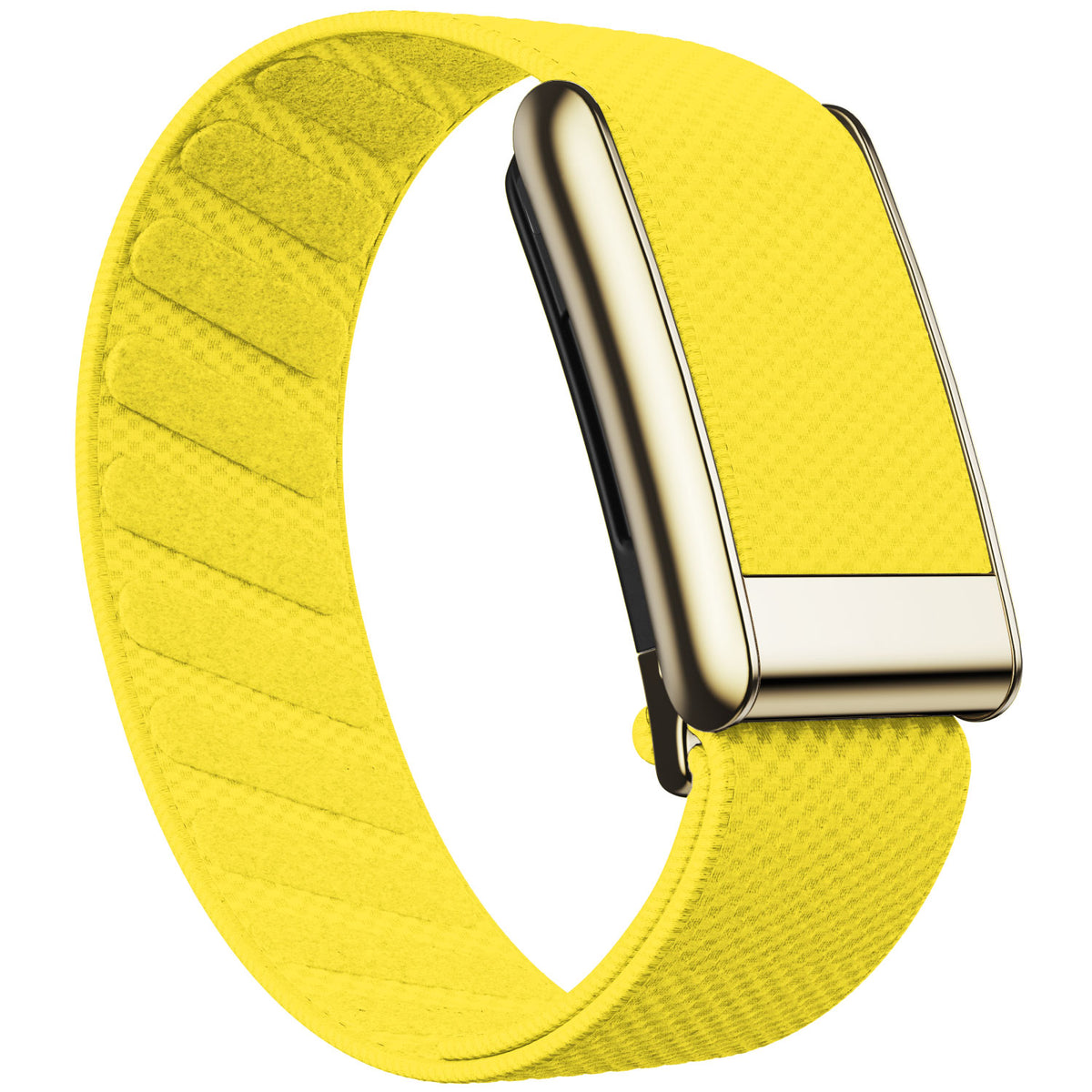 WHOOP 5.0 Standard Woven Band — Titanium Gold - 黄色