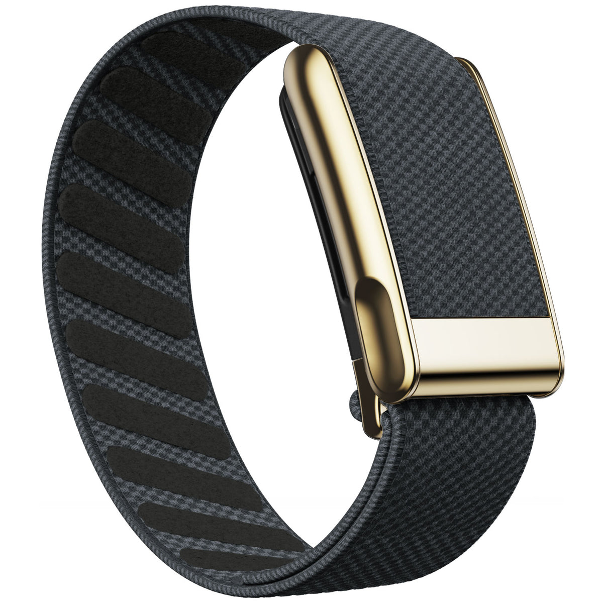 WHOOP 5.0 Standard Woven Band — Titanium Gold (MG) - 深灰