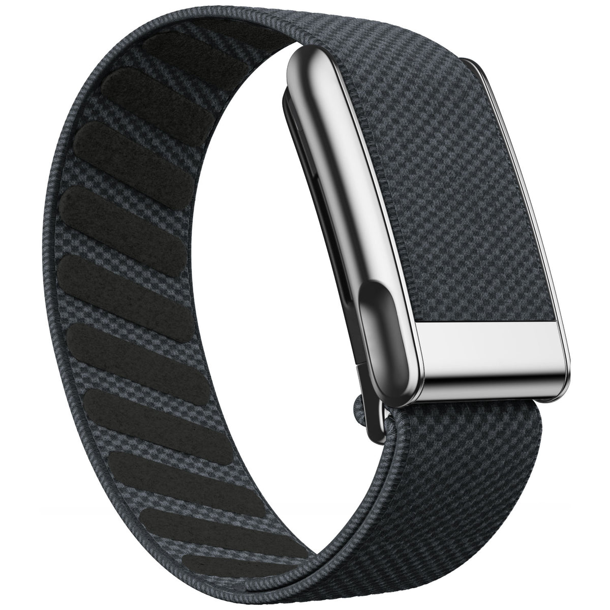 WHOOP 5.0 Standard Woven Band — Titanium Silver (MG) - 深灰