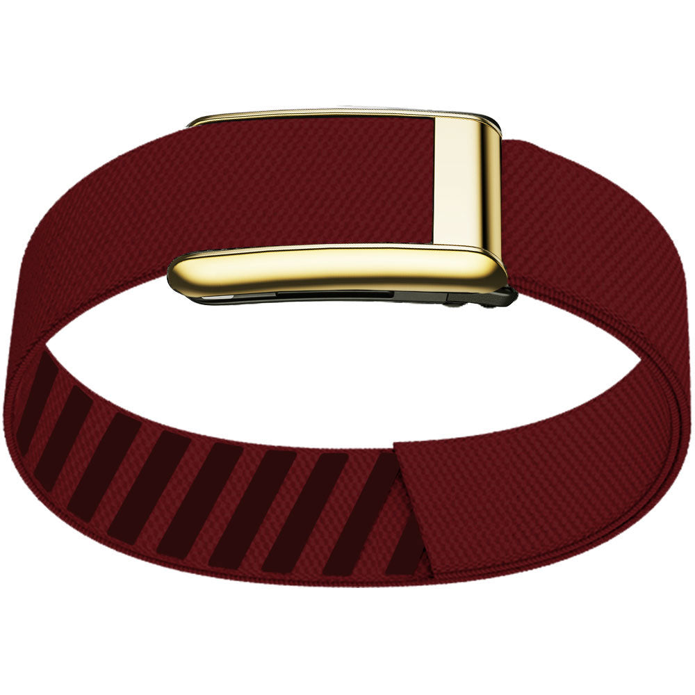 WHOOP 5.0 Bicep Band (Standard) — Titanium Gold - 大红