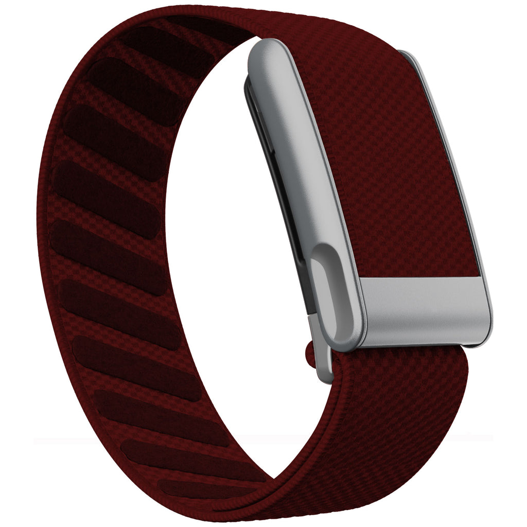 WHOOP 5.0 Standard Woven Band — Matte Silver (MG) - 大红