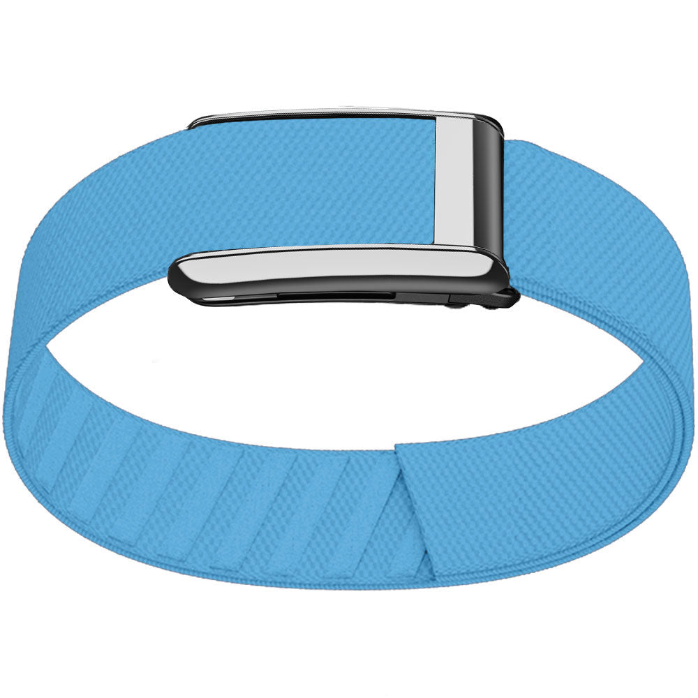 WHOOP 5.0 Bicep Band (Standard) — Titanium Silver - 浅蓝