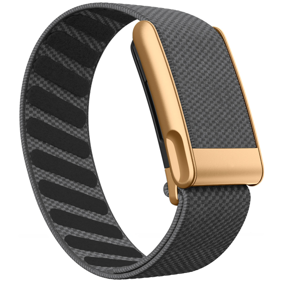 WHOOP 5.0 Standard Woven Band — Matte Rose Gold (MG) - 铁锚灰