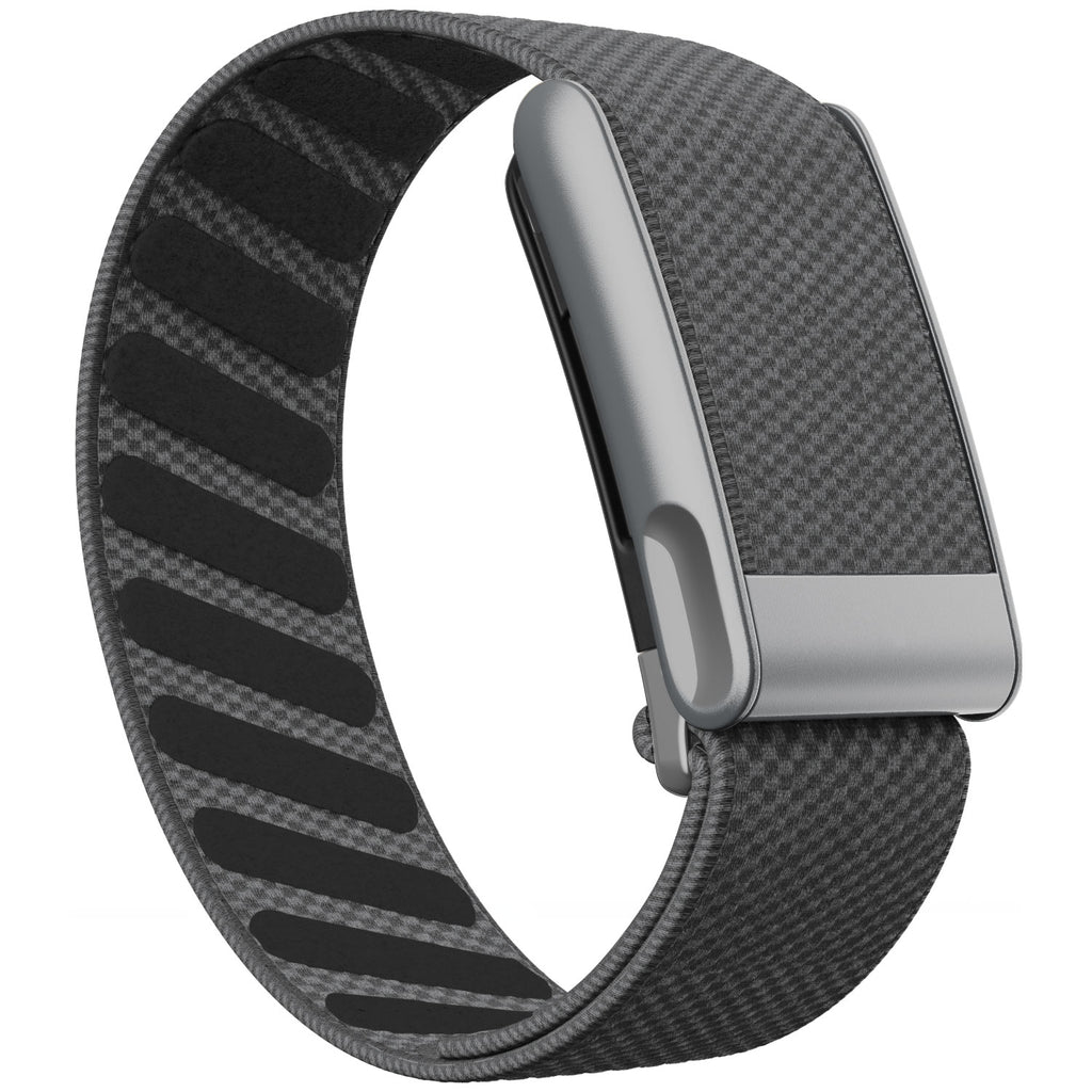 WHOOP 5.0 Standard Woven Band — Matte Silver (MG) - 铁锚灰