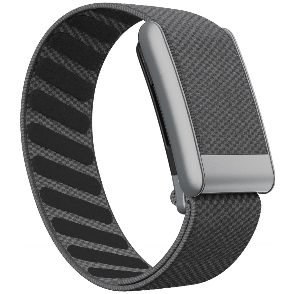 WHOOP 5.0 Standard Woven Band — Matte Silver - 铁锚灰