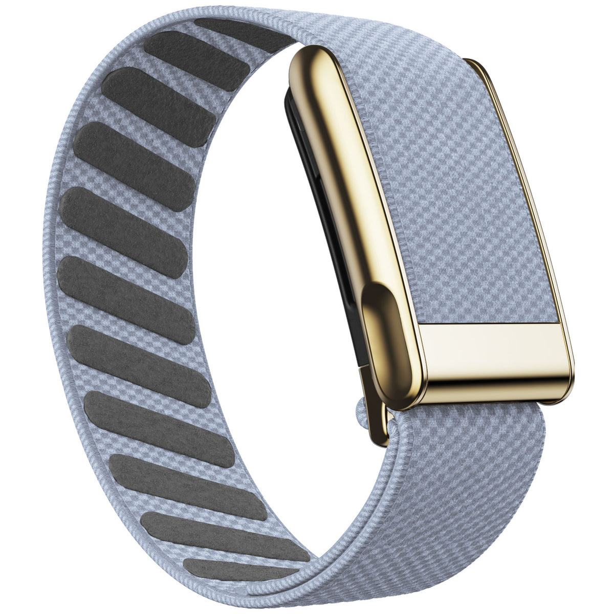 WHOOP 5.0 Standard Woven Band — Titanium Gold (MG) - 浅灰