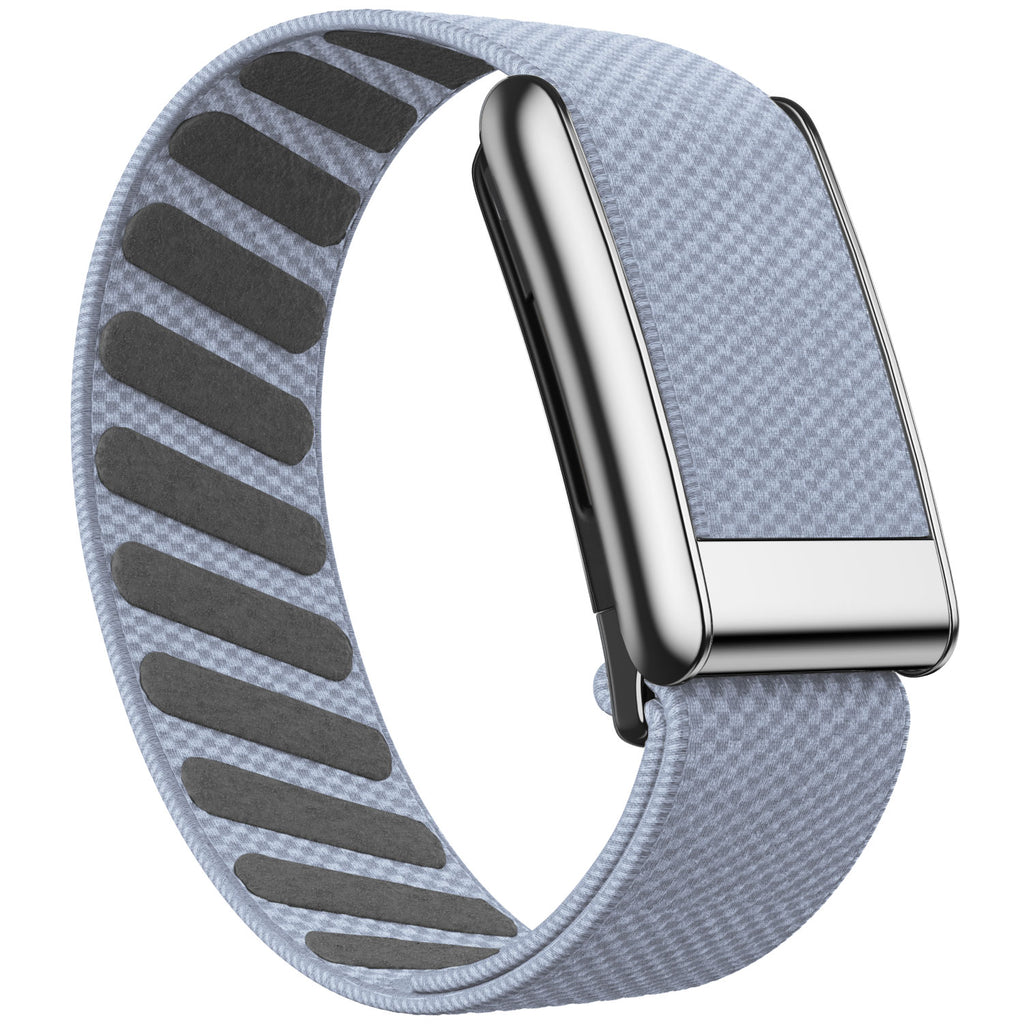 WHOOP 5.0 Standard Woven Band — Titanium Silver - 浅灰