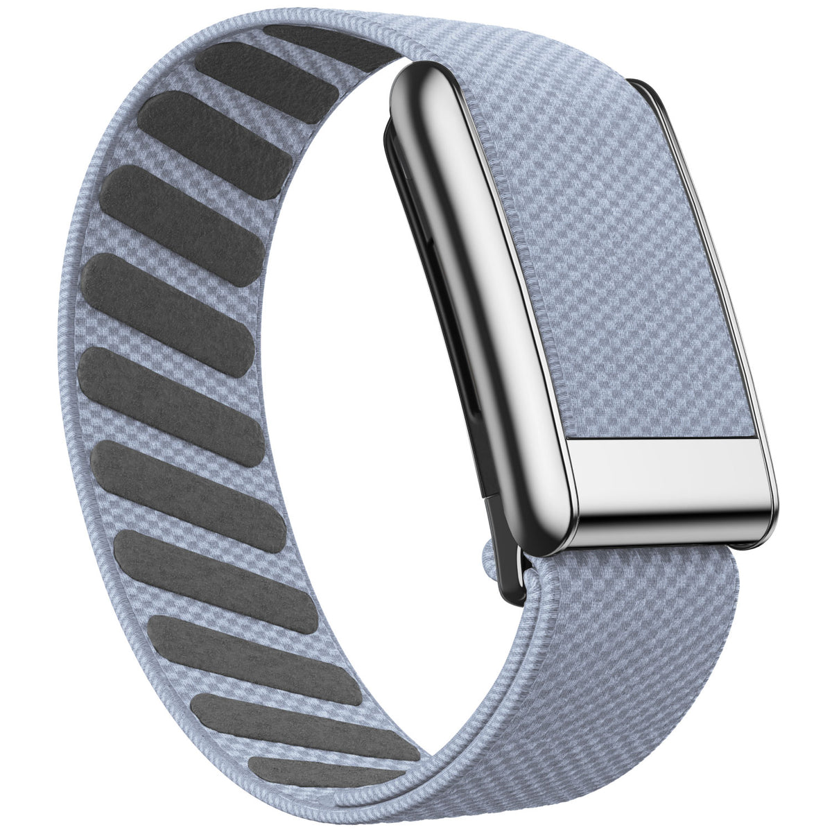 WHOOP 5.0 Standard Woven Band — Titanium Silver - 浅灰