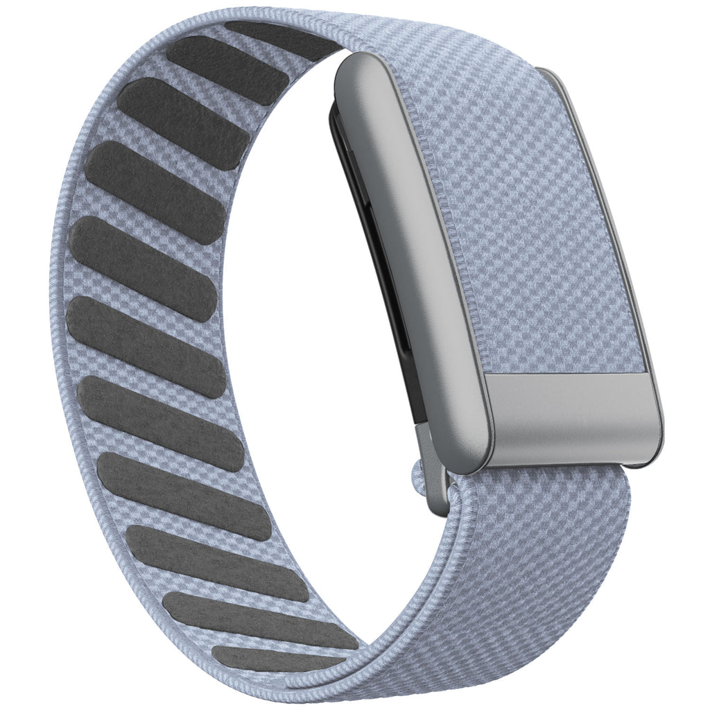 WHOOP 5.0 Standard Woven Band — Matte Silver - 浅灰