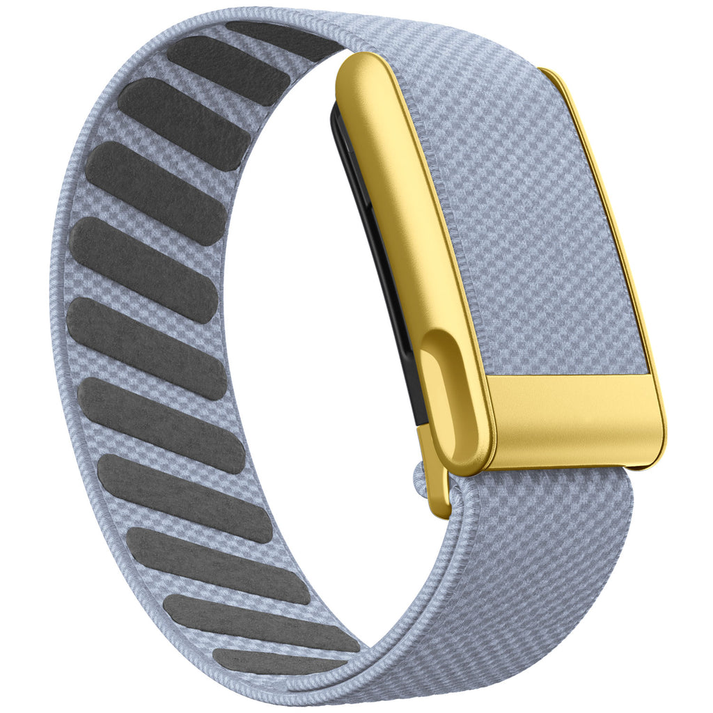 WHOOP 5.0 Standard Woven Band — Matte Gold (MG) - 浅灰