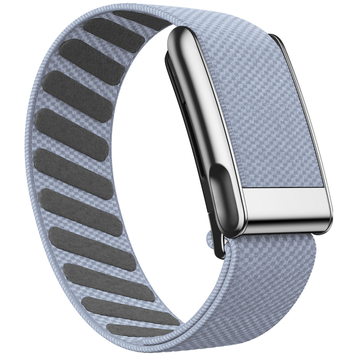 WHOOP 5.0 Standard Woven Band — Titanium Silver (MG) - 浅灰