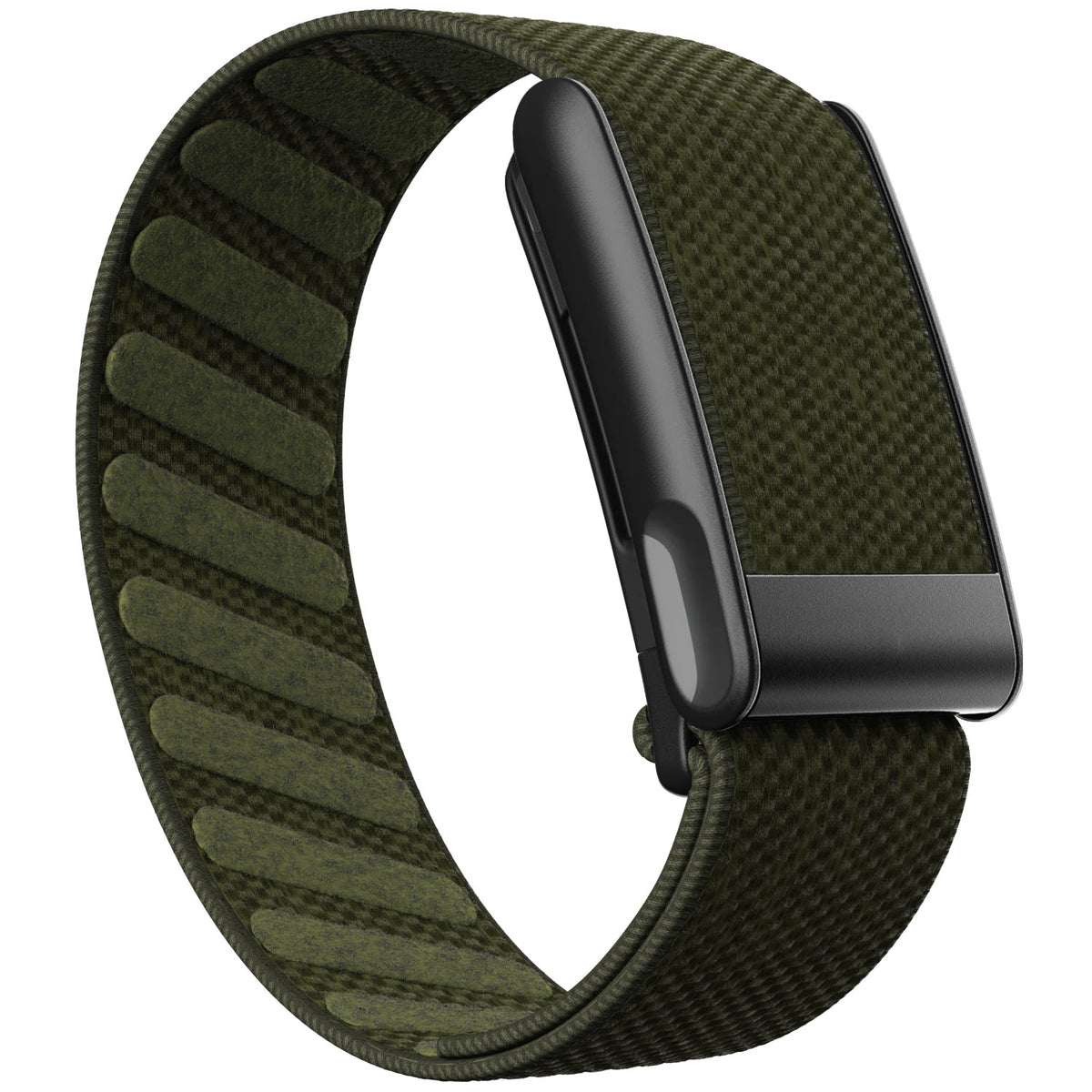 WHOOP 5.0 Standard Woven Band — Matte Black (MG) - 苔绿