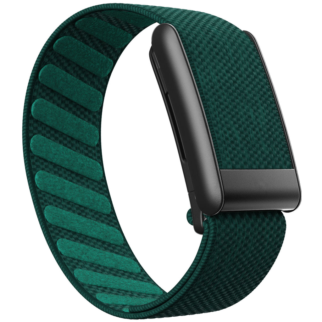 WHOOP 5.0 Standard Woven Band — Matte Black - 绿色