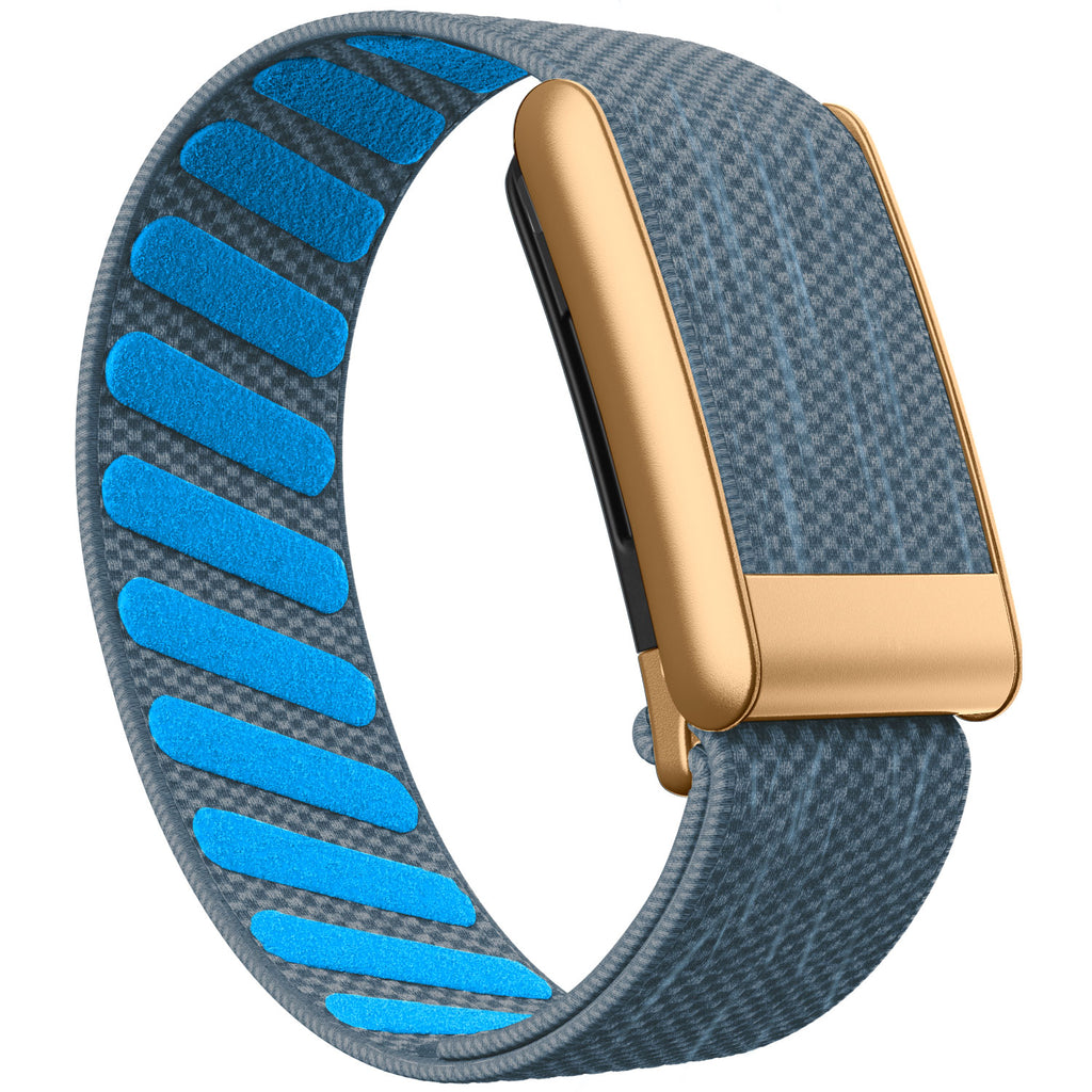 WHOOP 5.0 Standard Woven Band — Matte Rose Gold - 苔蓝