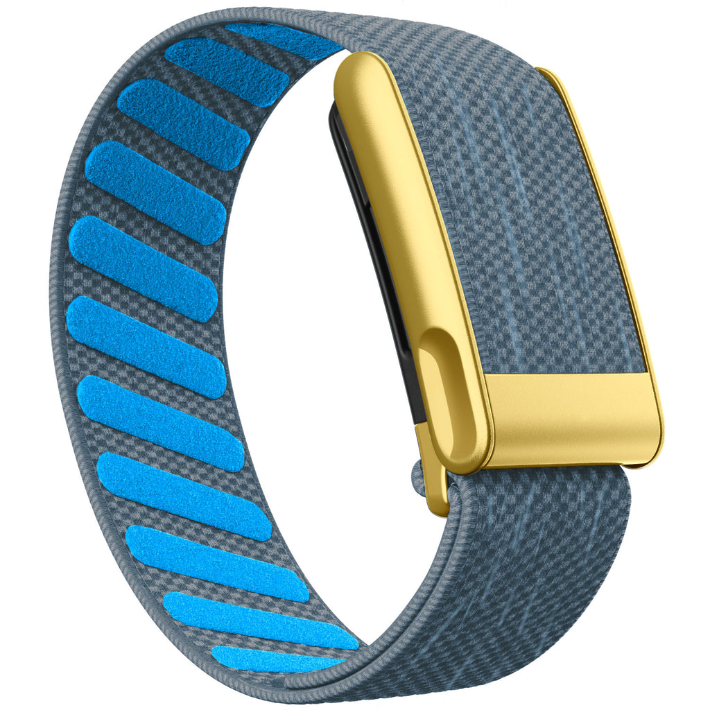WHOOP 5.0 Standard Woven Band — Matte Gold (MG) - 苔蓝