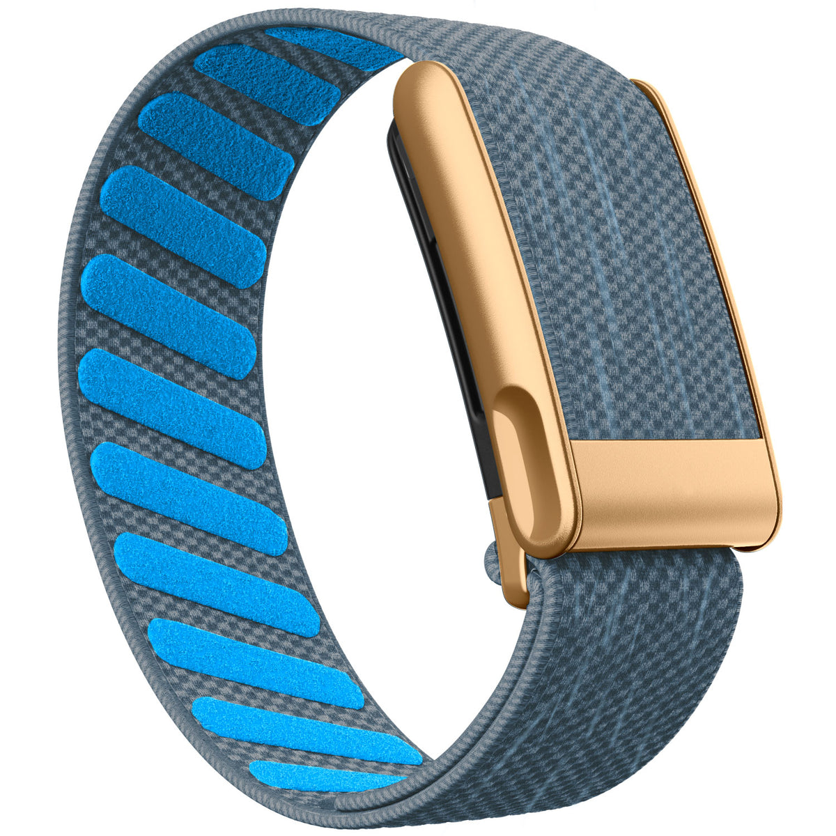 WHOOP 5.0 Standard Woven Band — Matte Rose Gold (MG) - 苔蓝