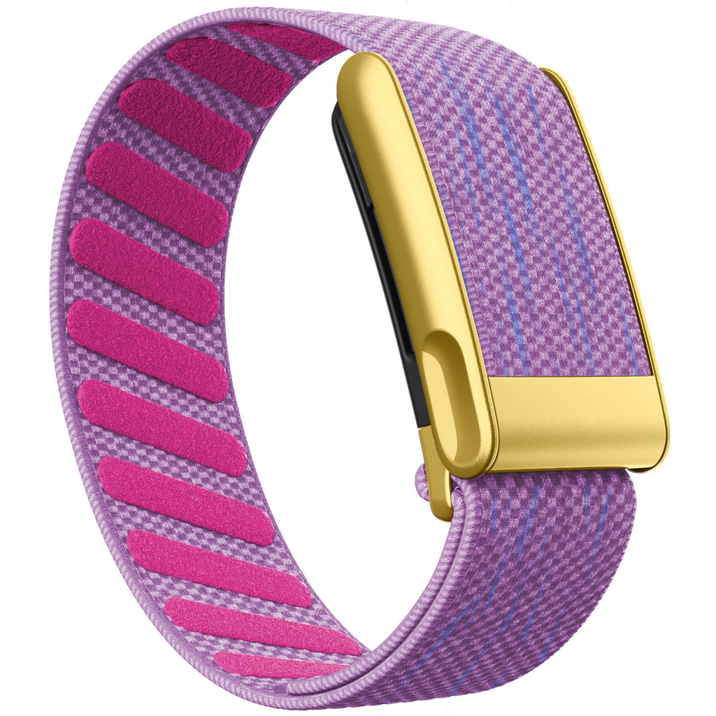 WHOOP 5.0 Standard Woven Band — Matte Gold (MG) - 紫色