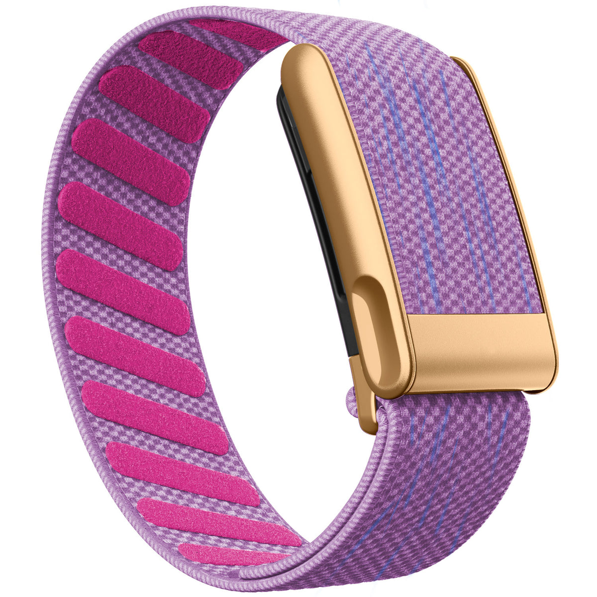 WHOOP 5.0 Standard Woven Band — Matte Rose Gold (MG) - 紫色