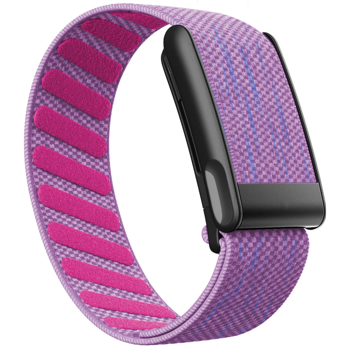 WHOOP 5.0 Standard Woven Band — Matte Black (MG) - 紫色