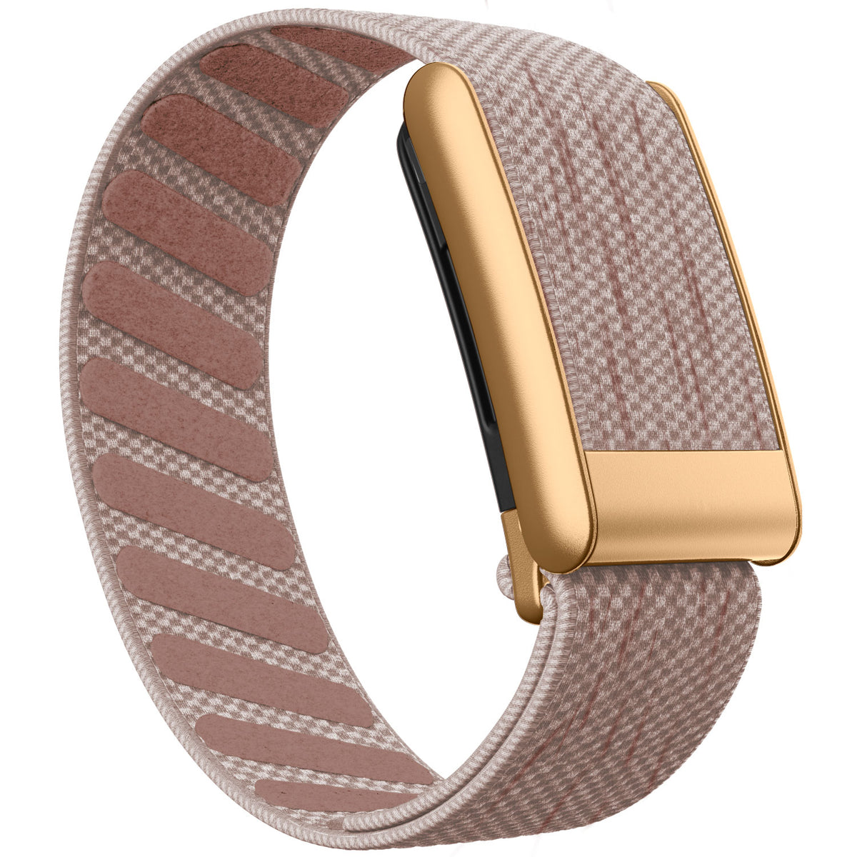 WHOOP 5.0 Standard Woven Band — Matte Rose Gold - 琥珀粉