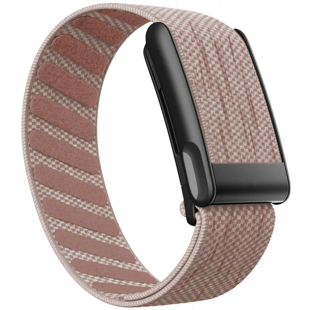 WHOOP 5.0 Standard Woven Band — Matte Black (MG) - 琥珀粉