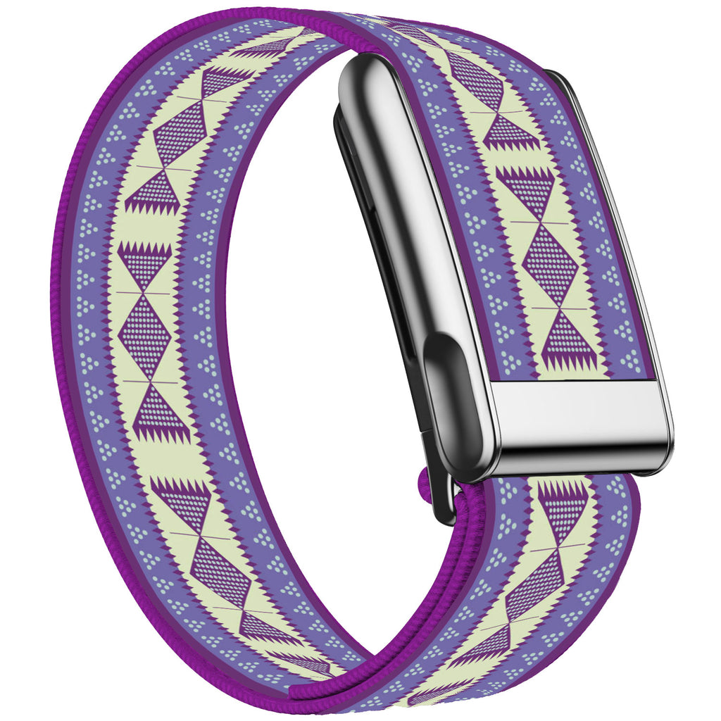 WHOOP 5.0 Standard Woven Band — Titanium Silver (MG) - SKU-28