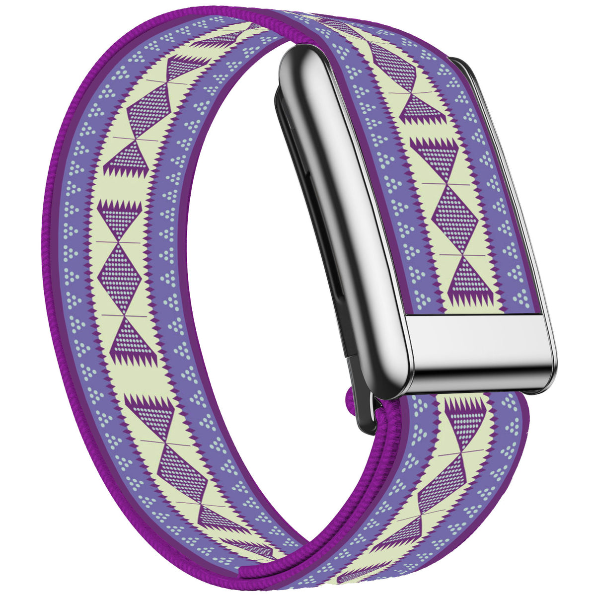 WHOOP 5.0 Standard Woven Band — Titanium Silver - SKU-28