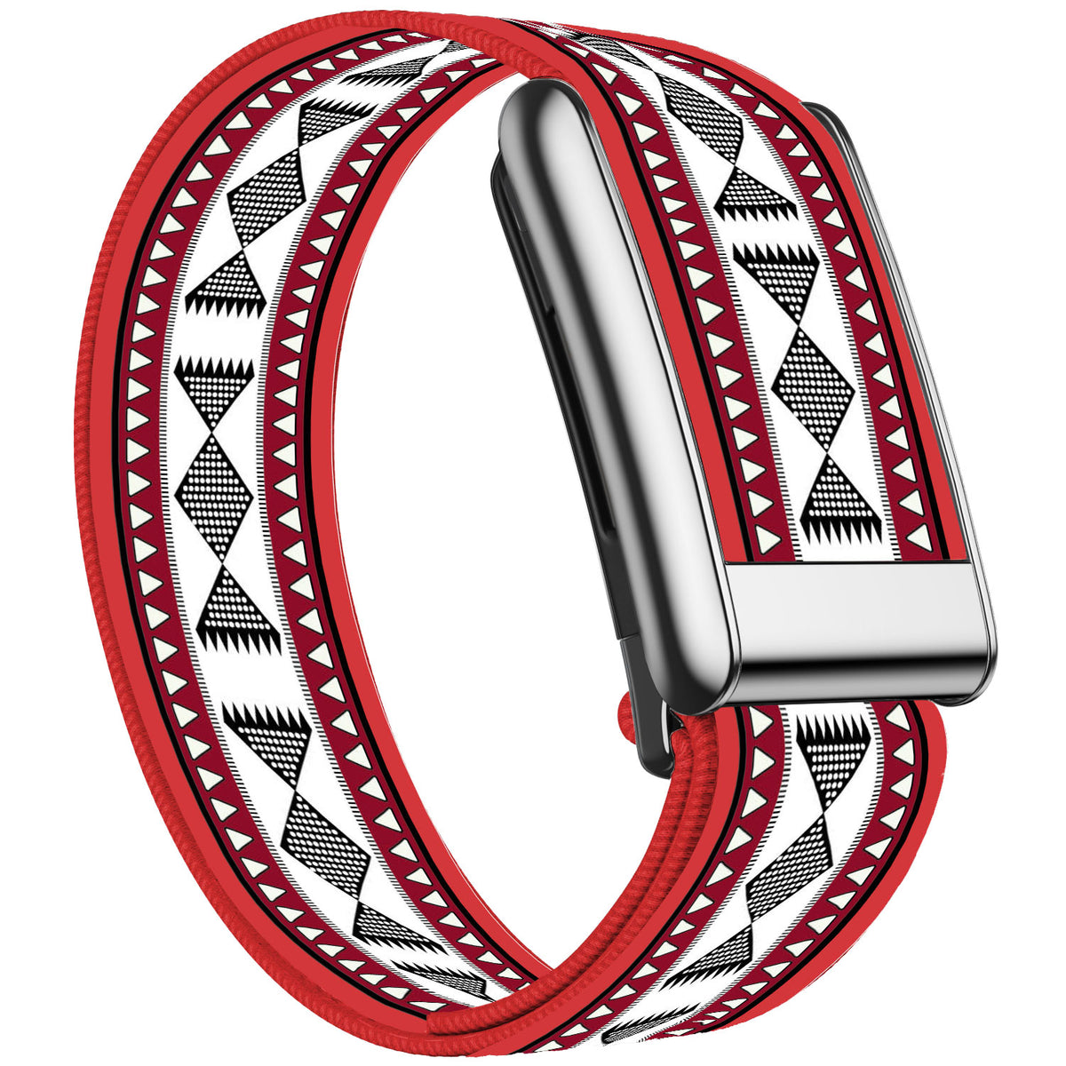 WHOOP 5.0 Standard Woven Band — Titanium Silver - SKU-29