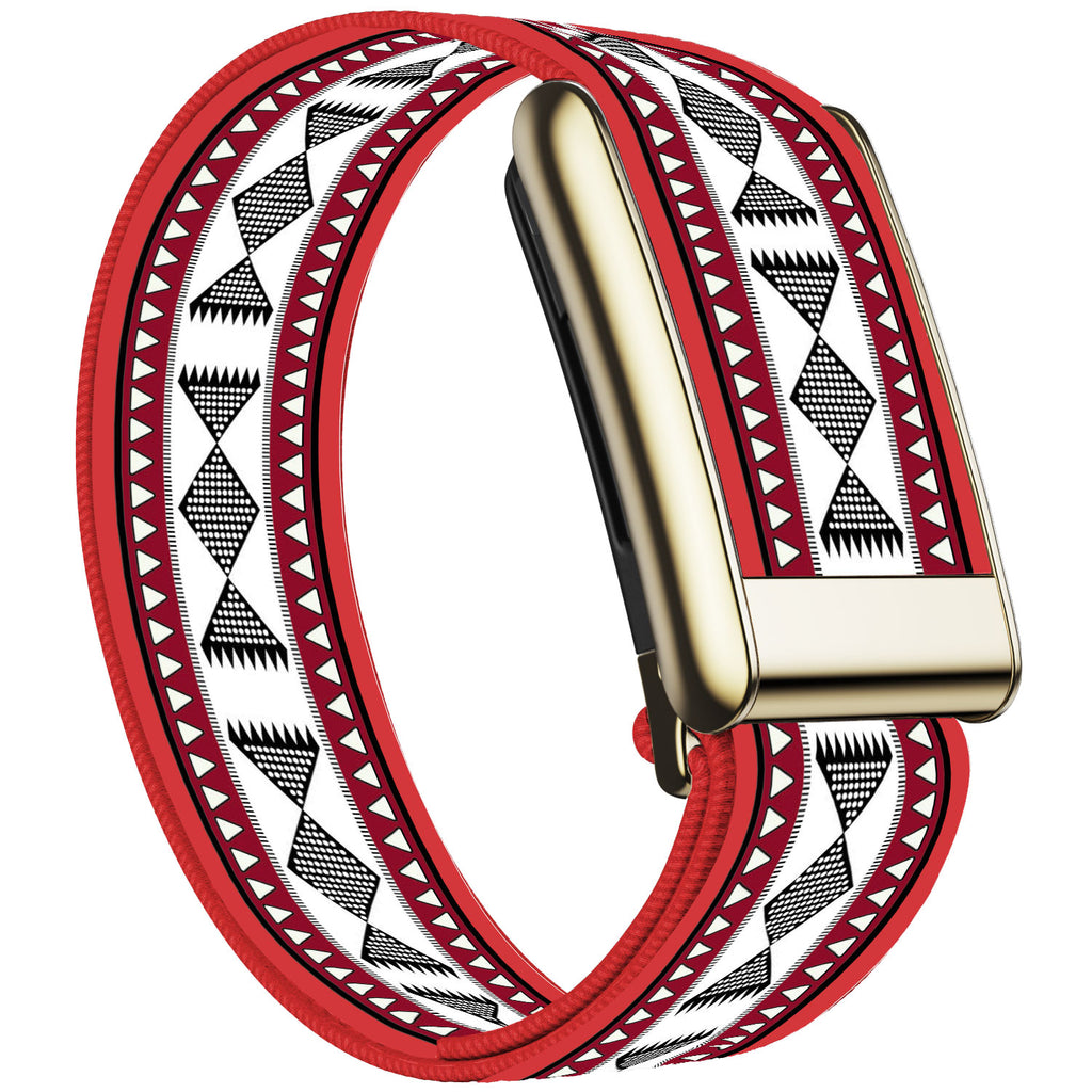WHOOP 5.0 Standard Woven Band — Titanium Gold - SKU-29