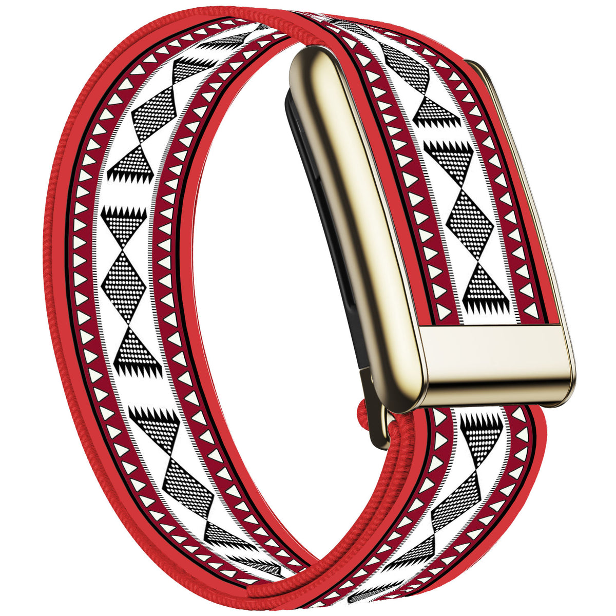 WHOOP 5.0 Standard Woven Band — Titanium Gold - SKU-29