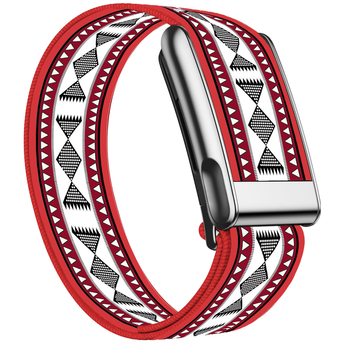 WHOOP 5.0 Standard Woven Band — Titanium Silver (MG) - SKU-29