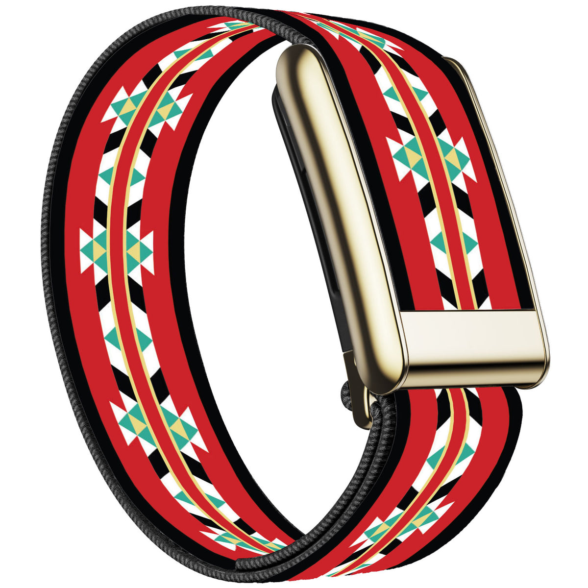 WHOOP 5.0 Standard Woven Band — Titanium Gold - SKU-30