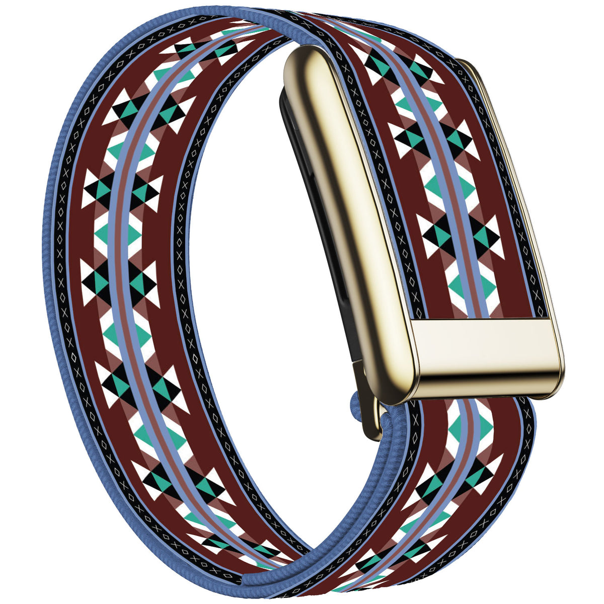 WHOOP 5.0 Standard Woven Band — Titanium Gold - SKU-31