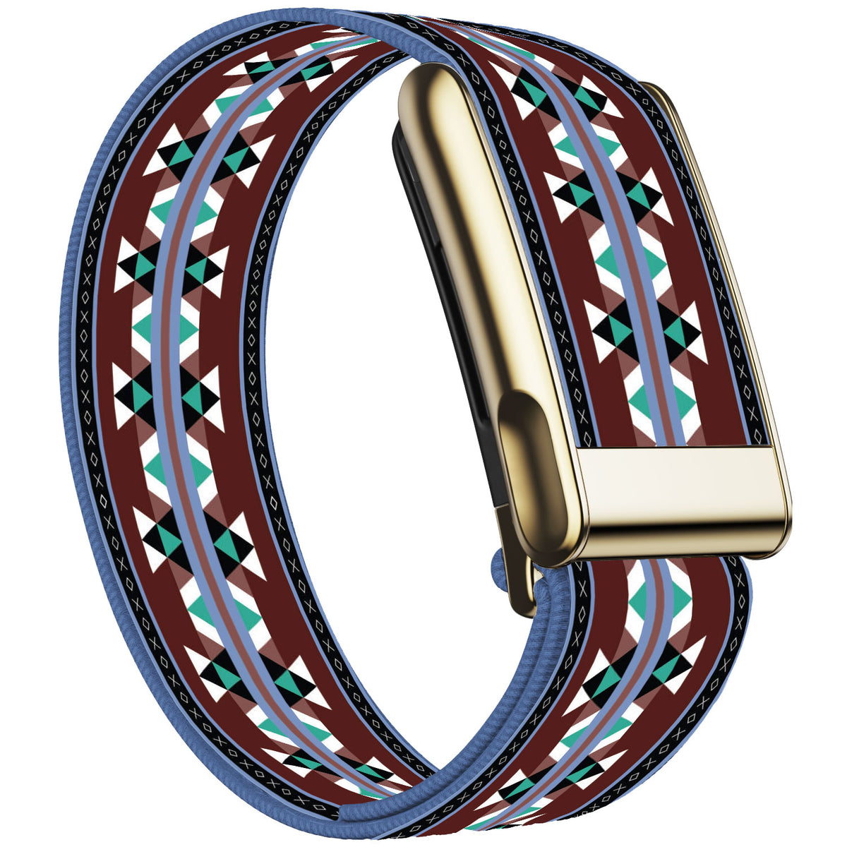 WHOOP 5.0 Standard Woven Band — Titanium Gold (MG) - SKU-31