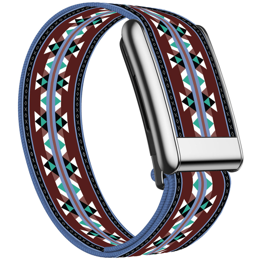 WHOOP 5.0 Standard Woven Band — Titanium Silver - SKU-31