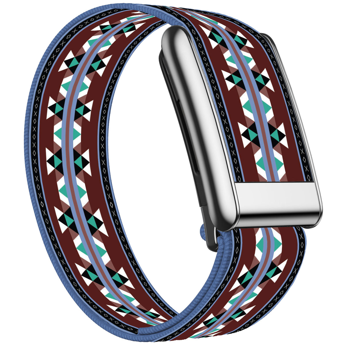 WHOOP 5.0 Standard Woven Band — Titanium Silver - SKU-31
